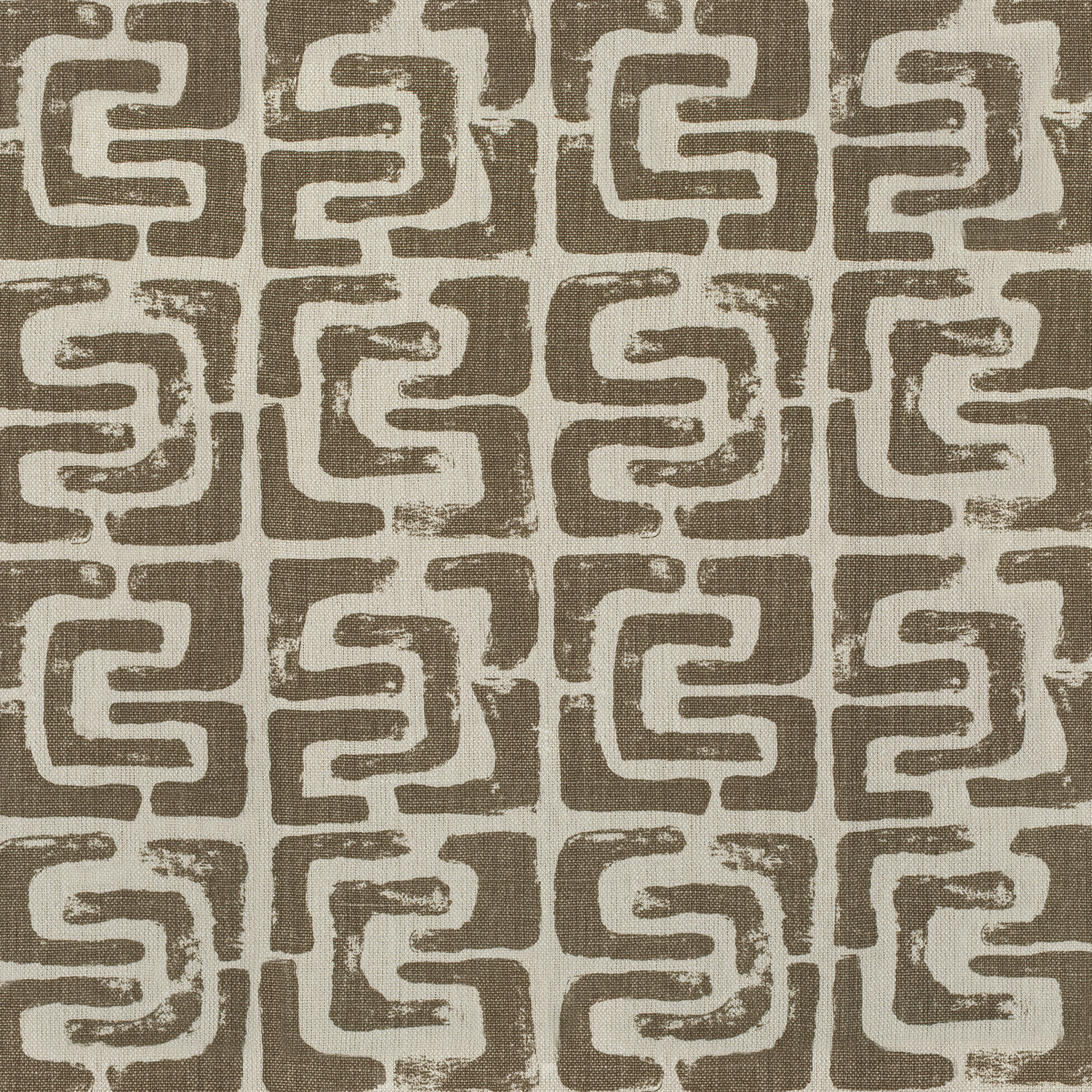 Kravet Couture Oui Bloc.6.0 Oui Bloc Multipurpose Fabric in Canyon/White/Taupe